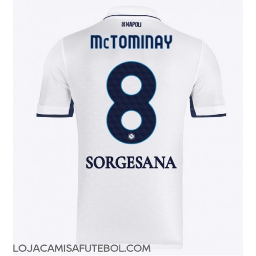 Camisa de Futebol SSC Napoli Scott McTominay #8 Equipamento Secundário 2024-25 Manga Curta